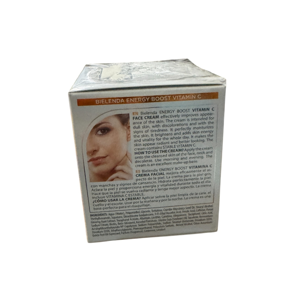 New Bielenda Energy Boost Vitamin C Facial Moisturizer - Picture 2 of 3